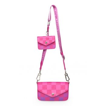 Geanta crossbody cu aspect in degrade Perks