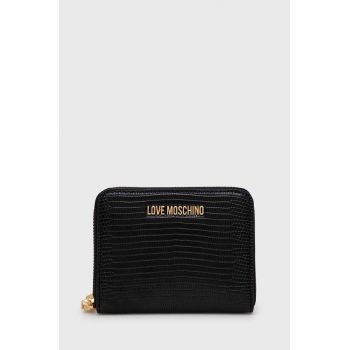 Love Moschino portofel femei, culoarea negru