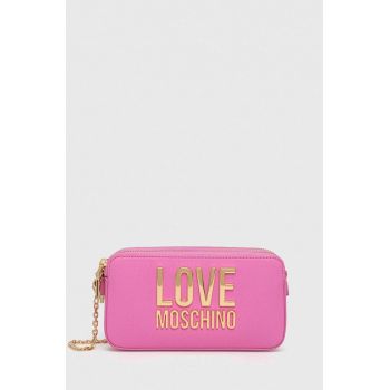 Love Moschino portofel femei, culoarea roz