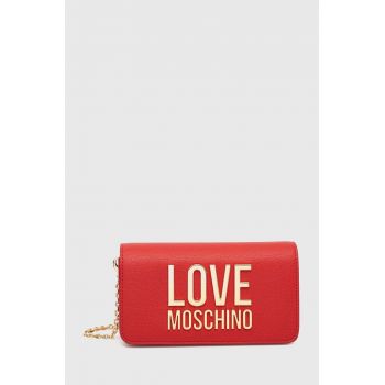 Love Moschino poseta culoarea rosu