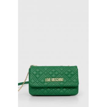 Love Moschino poseta culoarea verde