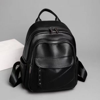 Rucsac negru piele eco Bernard