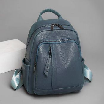 Rucsac teal piele eco Porter