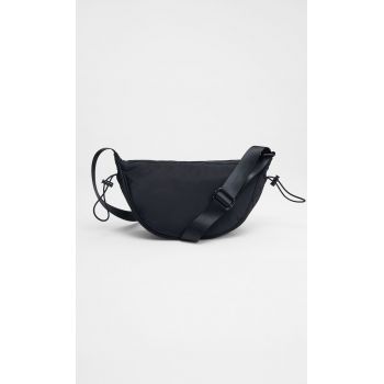 Stradivarius Geantă Crossbody Sport Din Pânză Negru M