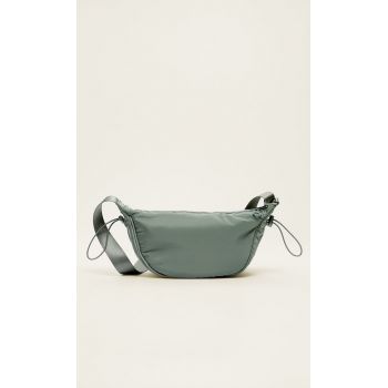 Stradivarius Geantă Crossbody Sport Din Pânză Verde M