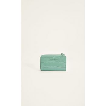 Stradivarius Port-Card Piele De Crocodil Verde M