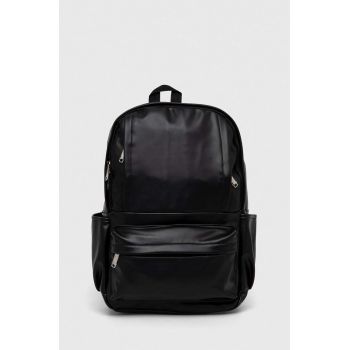 Answear Lab rucsac femei, culoarea negru, mare, neted