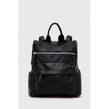 Answear Lab rucsac femei, culoarea negru, mic, neted