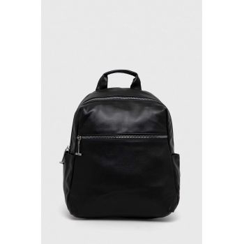 Answear Lab rucsac femei, culoarea negru, mic, neted