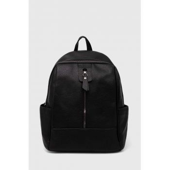 Answear Lab rucsac femei, culoarea negru, mic, neted