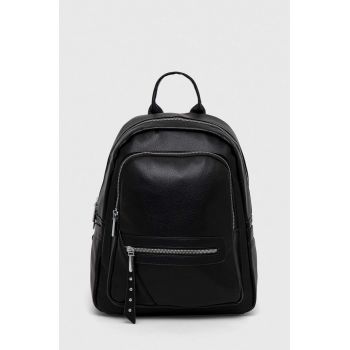 Answear Lab rucsac femei, culoarea negru, mic, neted