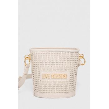 Love Moschino poseta culoarea bej