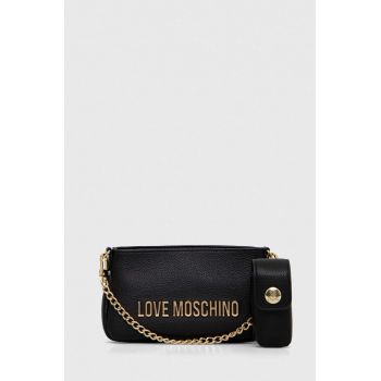 Love Moschino poseta culoarea negru