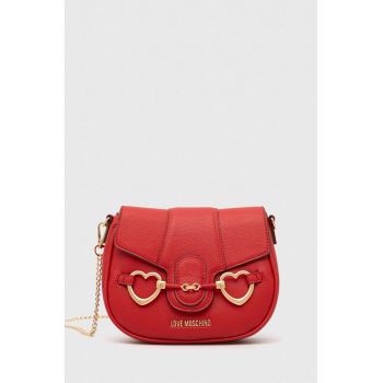 Love Moschino poseta culoarea rosu