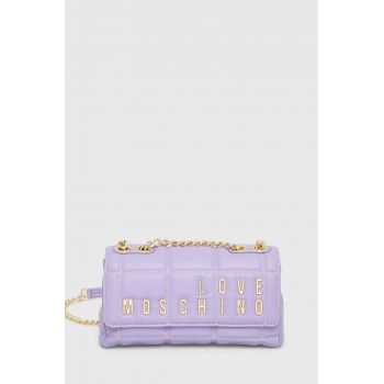 Love Moschino poseta culoarea violet