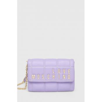 Love Moschino poseta culoarea violet de firma originala