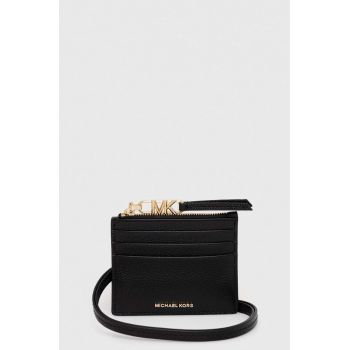 MICHAEL Michael Kors portofel de piele femei, culoarea negru