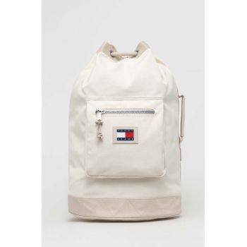 Tommy Jeans rucsac culoarea bej, neted