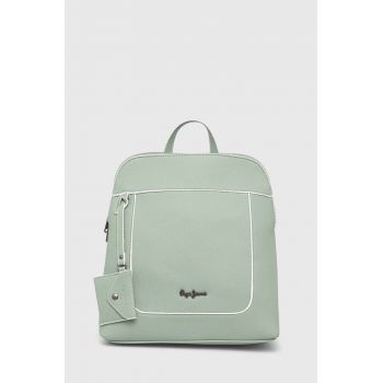 Pepe Jeans rucsac Jeny culoarea verde, mic, neted