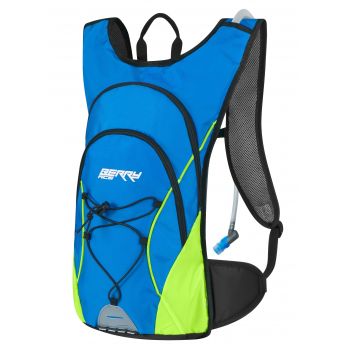 Rucsac Force Berry Ace Plus 12l + Rezervor 2L albastru/fluo