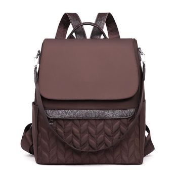 Rucsac maro antifurt material textil tip geantă Carrie