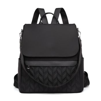 Rucsac negru antifurt material textil tip geantă Carrie