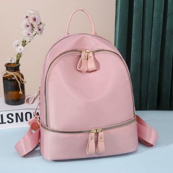 Rucsac roz material textil Pinky