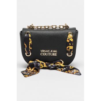 Geanta crossbody accesorizata cu esarfa