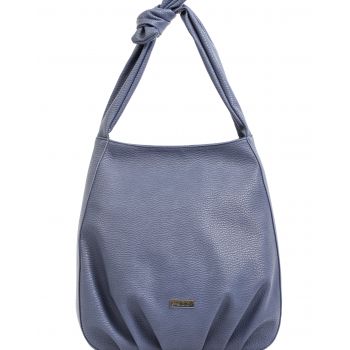 Geanta Doca shopper bleumarin de dama cu un compartiment