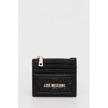 Love Moschino portofel femei, culoarea negru