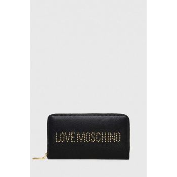 Love Moschino portofel femei, culoarea negru