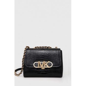 MICHAEL Michael Kors poseta de piele culoarea negru