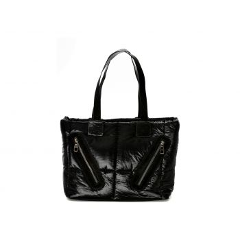 Poseta GRYXX neagra, 21, din material textil