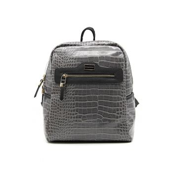 Rucsac de piele ecologica cu model piele de reptila
