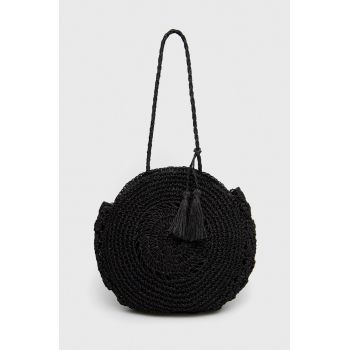 Answear Lab poseta culoarea negru