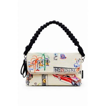 Desigual poseta culoarea alb