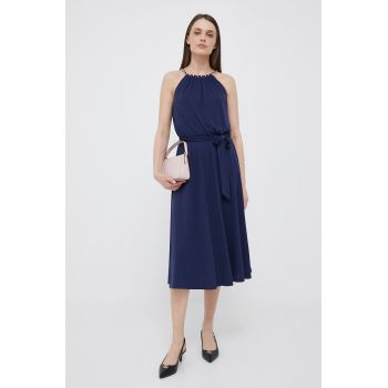 Dkny poseta de piele culoarea roz