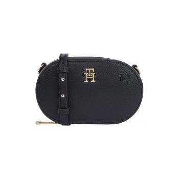 Geanta crossbody de piele ecologica cu logo Timeless