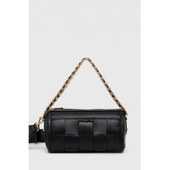 MICHAEL Michael Kors poseta de piele culoarea negru