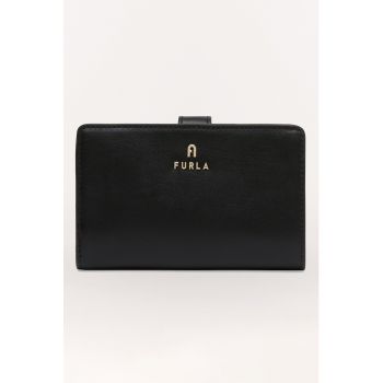 Portofel compact din piele Camelia