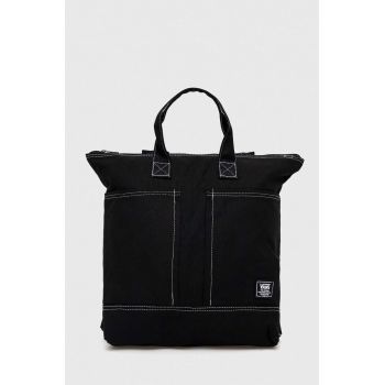 Vans rucsac din bumbac culoarea negru, mare, neted