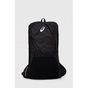 Asics rucsac culoarea negru, mic, cu imprimeu Asics rucsac culoarea negru, mic, cu imprimeu