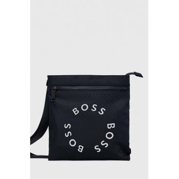 BOSS borseta culoarea albastru marin