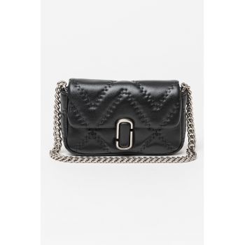 Geanta crossbody matlasata de piele The