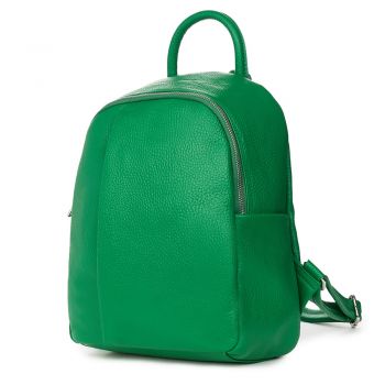 Rucsac din piele naturala Angelo verde