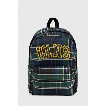 Vans rucsac din bumbac culoarea albastru marin, mare, modelator