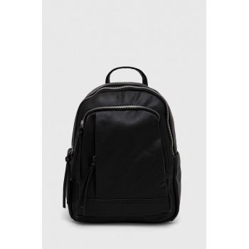 Answear Lab rucsac femei, culoarea negru, mic, neted