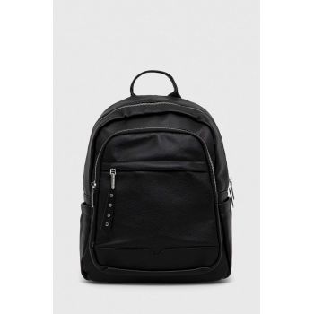 Answear Lab rucsac femei, culoarea negru, mic, neted