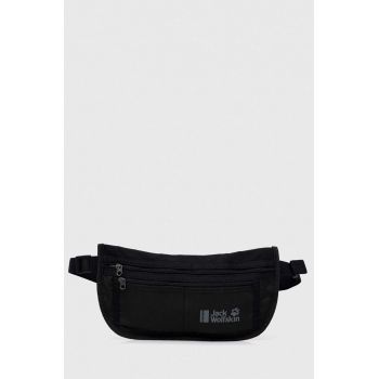 Jack Wolfskin borseta culoarea negru