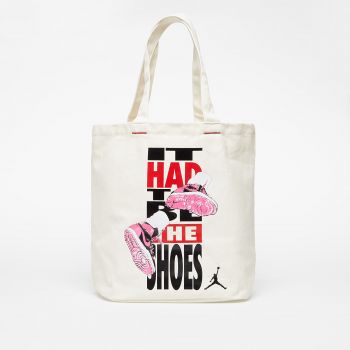 Jordan Graphic Tote Natural Canvas